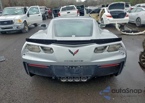 2017 Chevrolet Corvette Z06 3Lz из США, поврежденный, VIN 1G1YU2D65H5604233